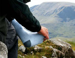Blisters sore feet