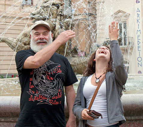 Tossing Coins into a Fountain
