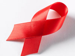 HIV and AIDS ribbon