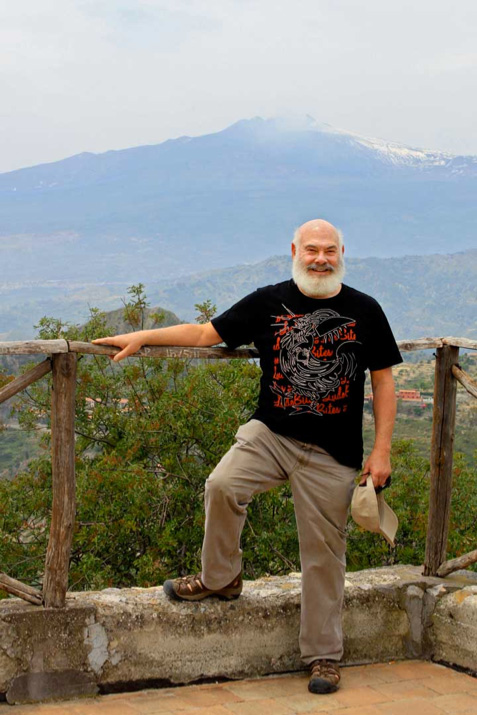 Dr Weil at Mount Etna
