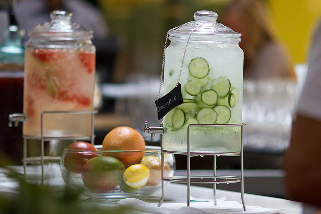 Fresh Cucumber and Melon Water