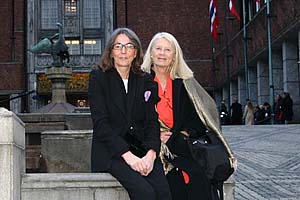 global warming global spirit two women inside