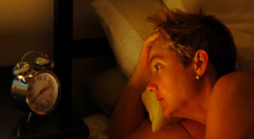insomnia woman awake