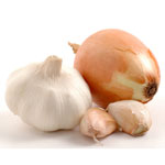 onions and garlic
