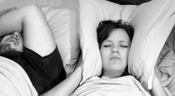 snoring woman