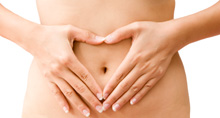 stomach hands heart