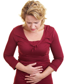 stomach pain woman