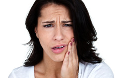 toothache woman
