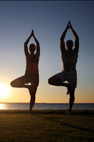 yoga couple