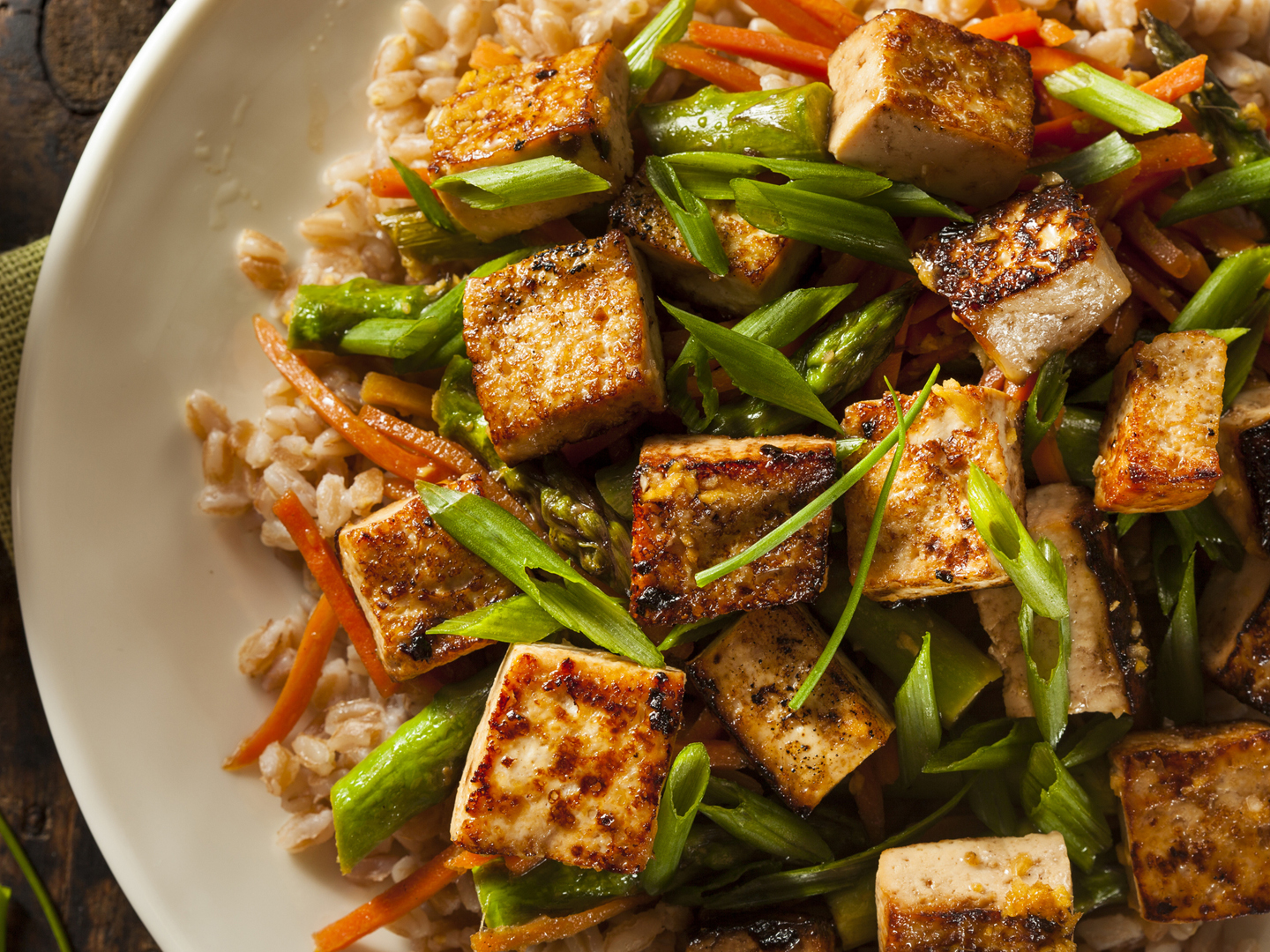 Stir-Fried Rice With Tofu | Recipes | Dr. Weil's Healthy Kitchen