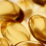 Golden Omega-3 fish oil capsules