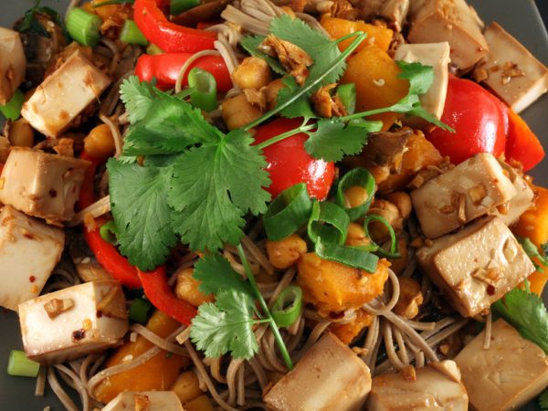 Spicy Tofu With Bean Thread Noodles | Recipes | Dr. Weil&#039;s Healthy Kitchen