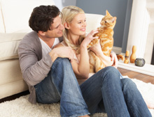 cat and owners