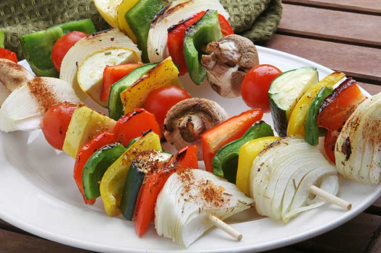 PE: BBQ DT 1 Vegetable Kabob