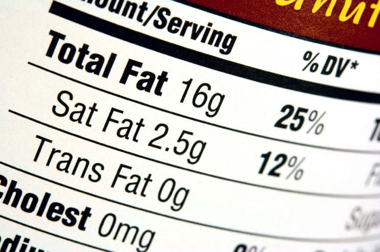 Nutrition label