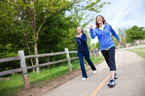 Walking women