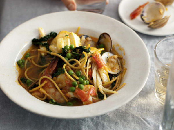 Seafood Fideo | Recipes | Dr. Weil&#039;s Healthy Kitchen