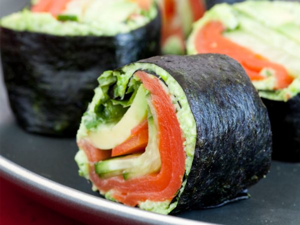 Smoked Salmon Nori Rolls | Recipes | Dr. Weil&#039;s Healthy Kitchen