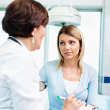 doctor female patient