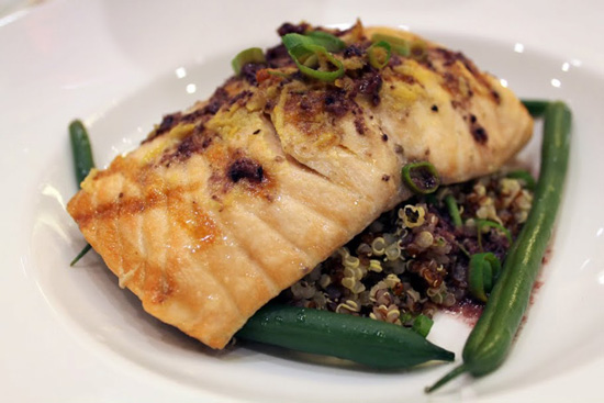 Salmon and quinoa