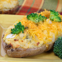 potato stuffed broccoli cheese