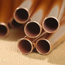 copper pipes