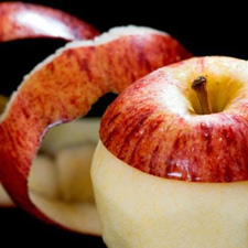 apple peeled