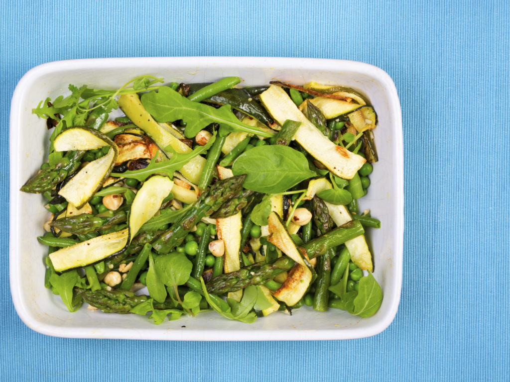 Roasted Asparagus Salad, Arugula & Hazelnuts | Dr. Weil's Healthy Kitchen