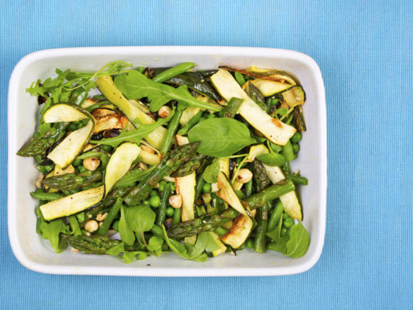 Roasted Asparagus Salad, Arugula &amp; Hazelnuts | Dr. Weil&#039;s Healthy Kitchen