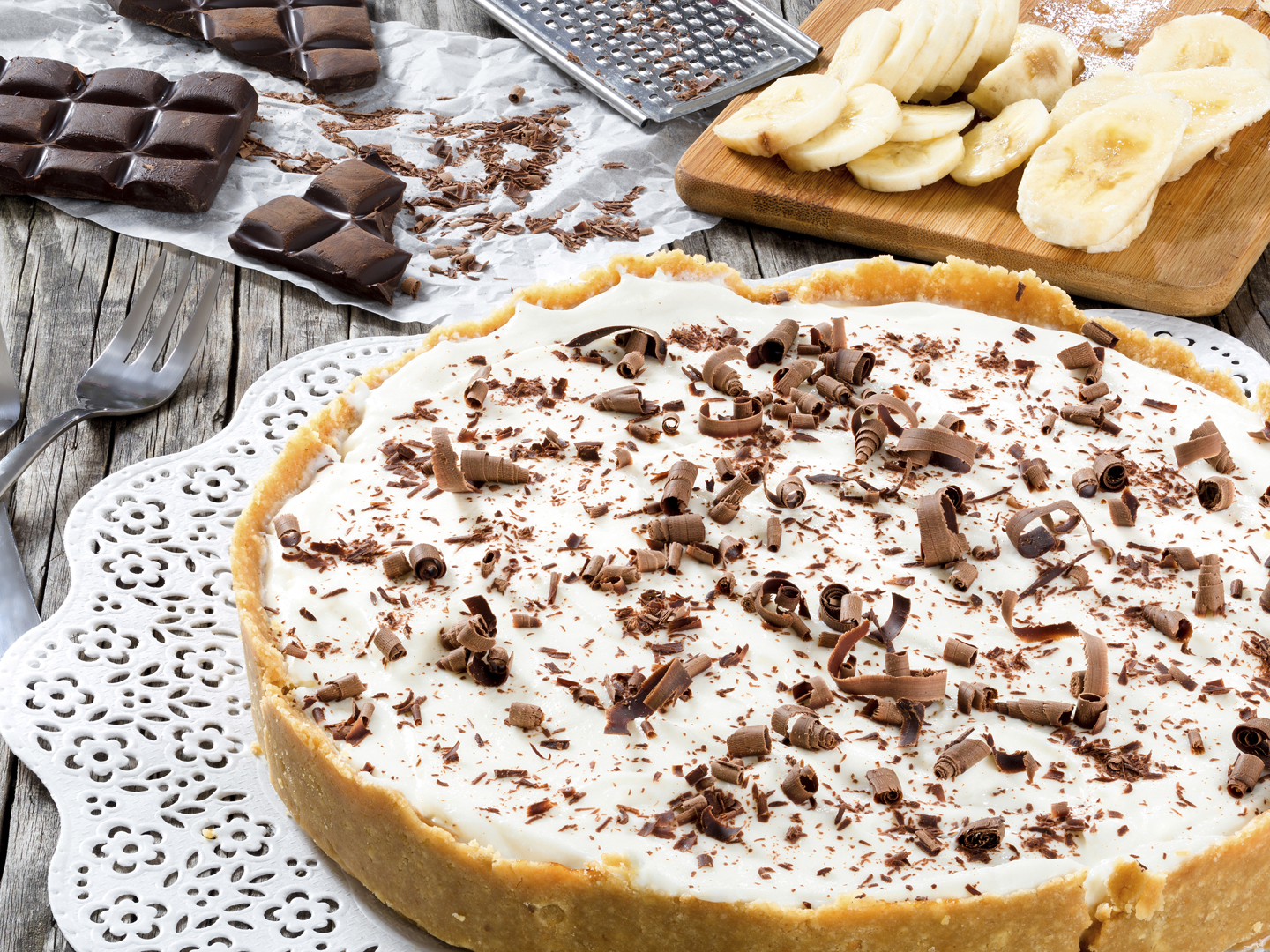 Chocolate-Banana Tarts