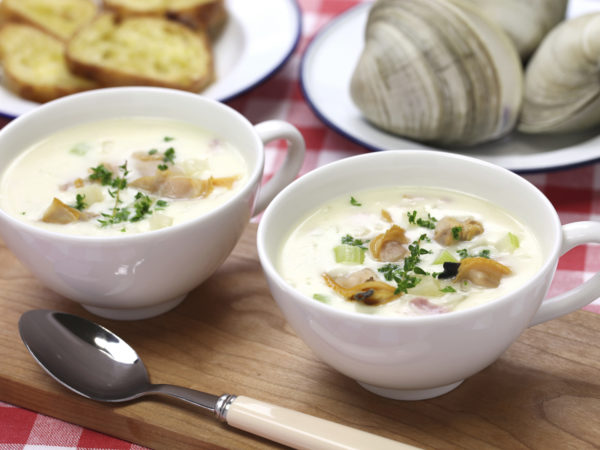 new england clam chowder, american cuisine