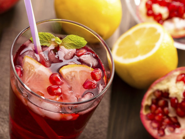 Hibiscus Pomegranate Cooler | Recipes | Dr. Weil&#039;s Healthy Kitchen