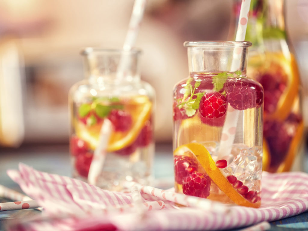 Raspberry Evening Spritzer | Recipes | Dr. Weil's Healthy Kitchen