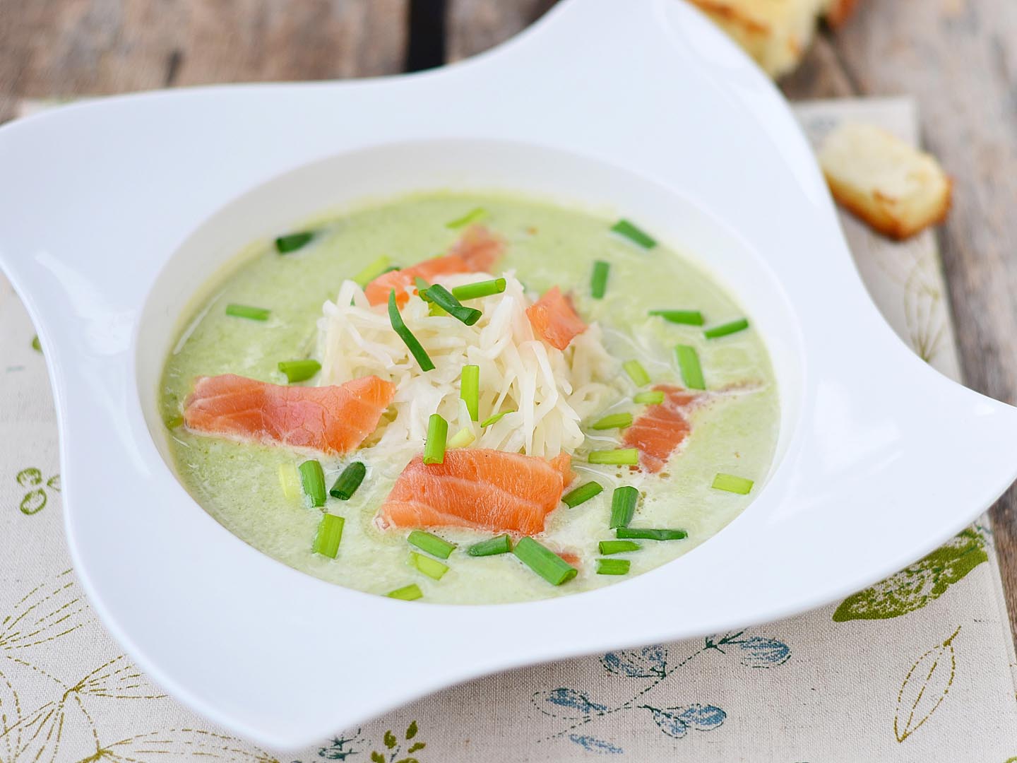 green pea soup