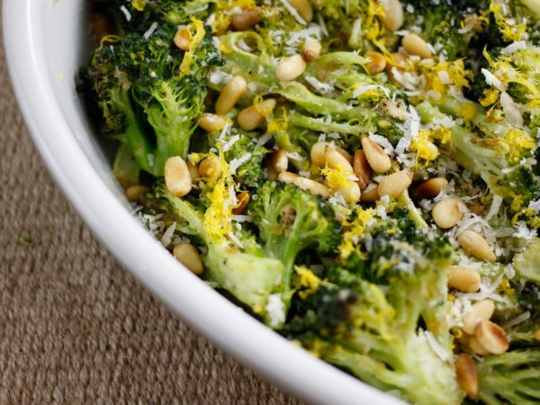 Spicy Garlic Broccoli With Pine Nuts | Recipes | Dr. Weil&#039;s Health Recipes