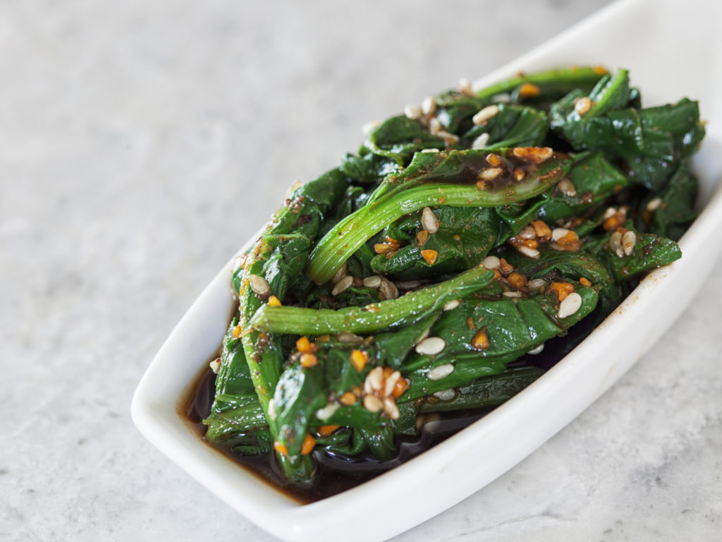 Spinach Goma-ae (Gomaae or Gomae).