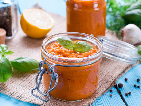 Homemade caviar of vegetables