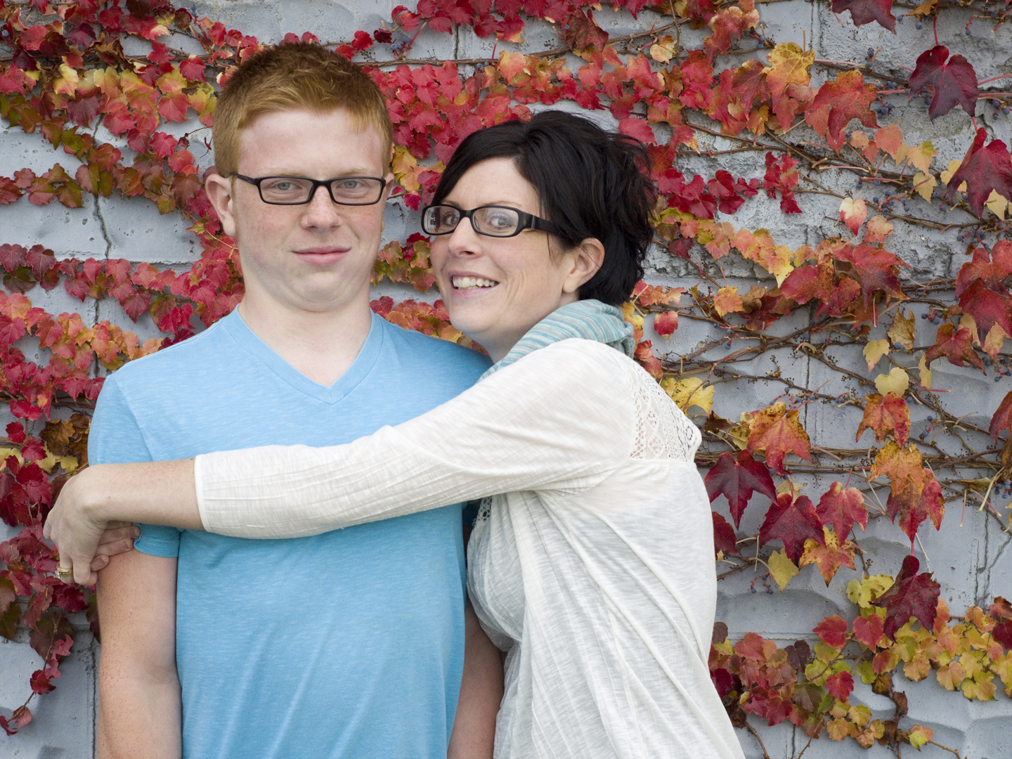 Teen boy refuses to hug his mom back