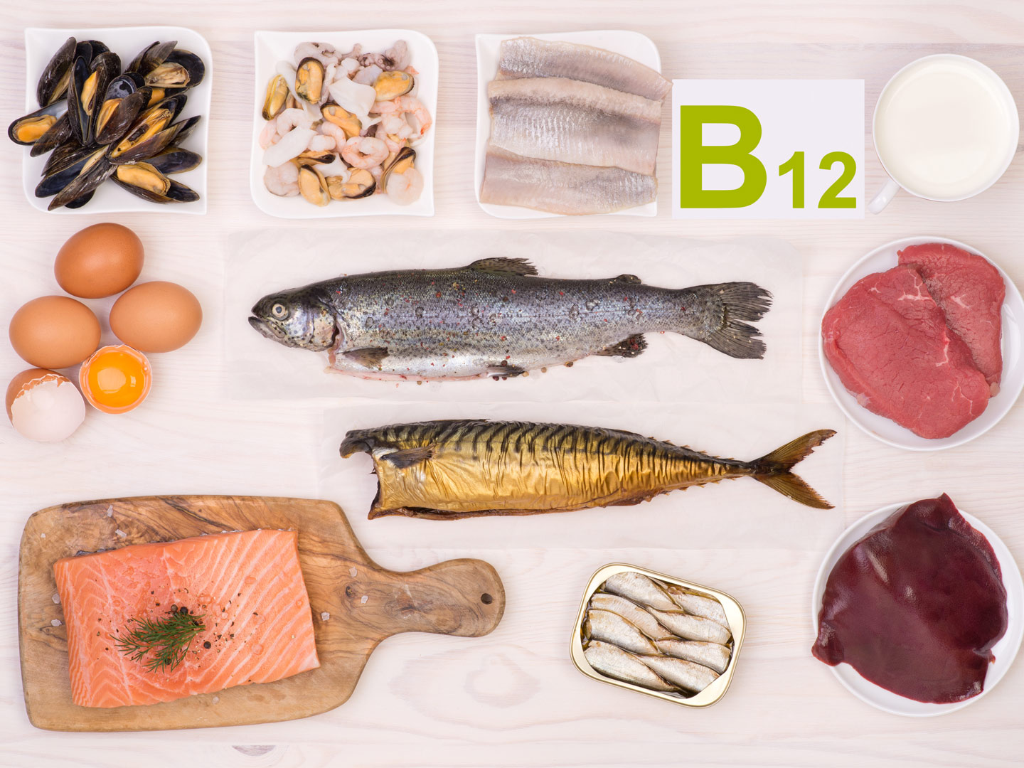 Comida con vitamina b12