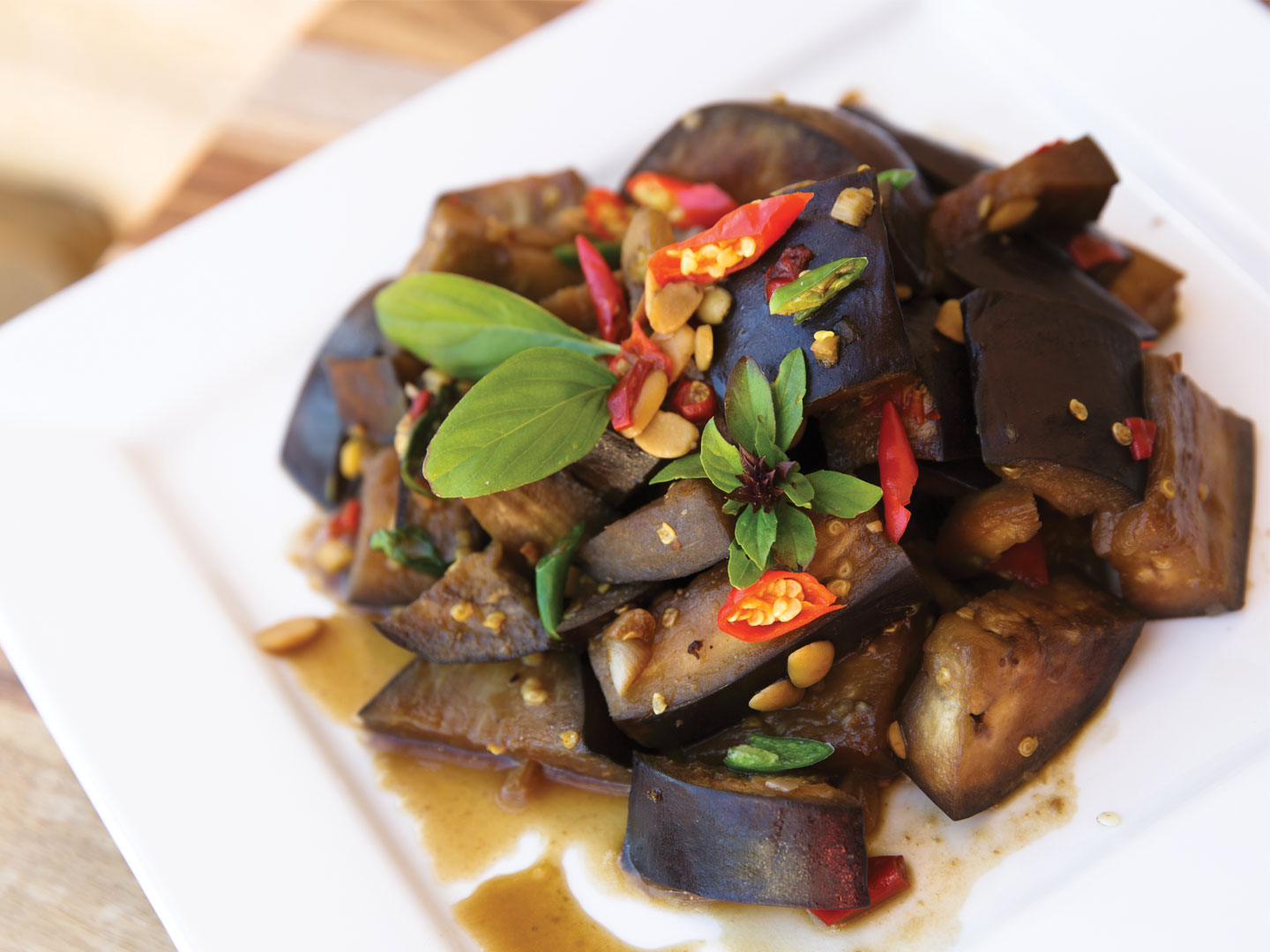 Stir-Fried Eggplant, Honey, Turmeric, & Soy | Andrew Weil M.D.