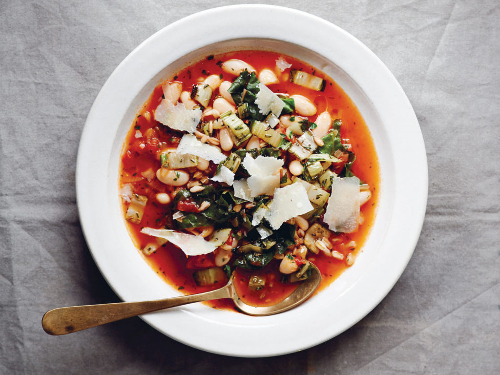 Tuscan Bean Soup With Farro & Swiss Chard - Dr. Weil's Healthy Kitchen