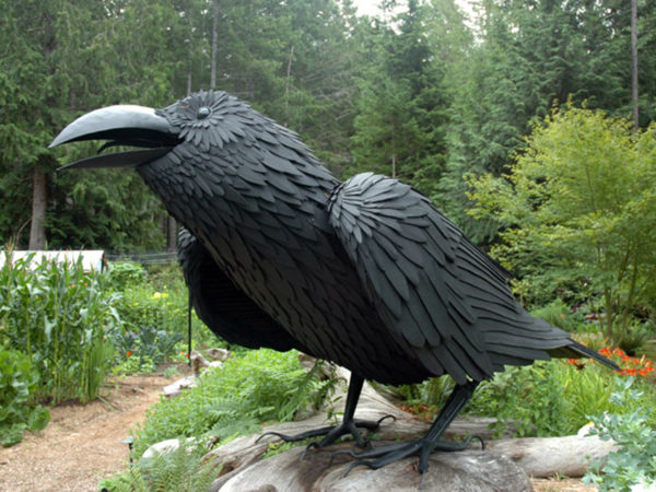 Dr. Weil&#039;s Raven Sculpture